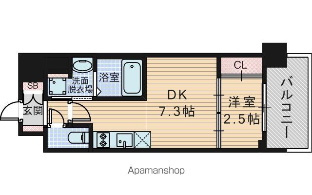 コンフォリア新大阪宮原Qの間取り写真