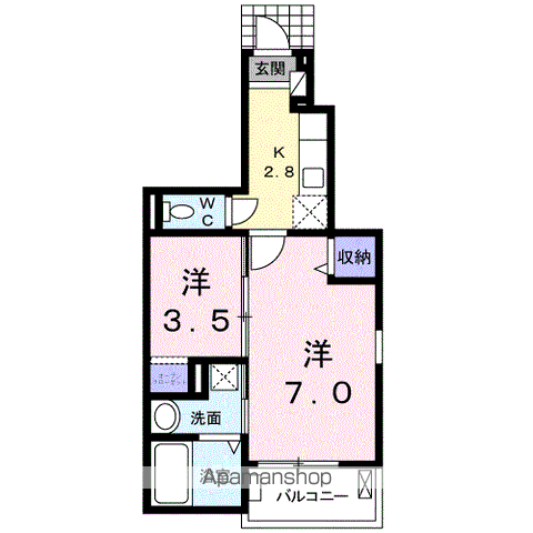 【グランベルメゾンの間取り】