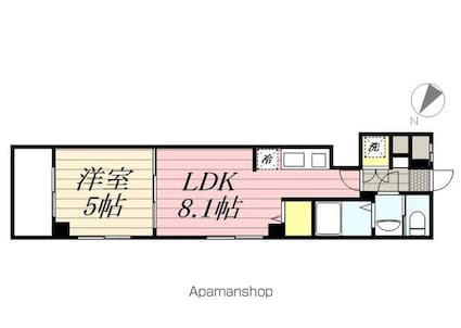 Ｖｉｓｔａ幕張[1LDK/29.83m2]の間取図