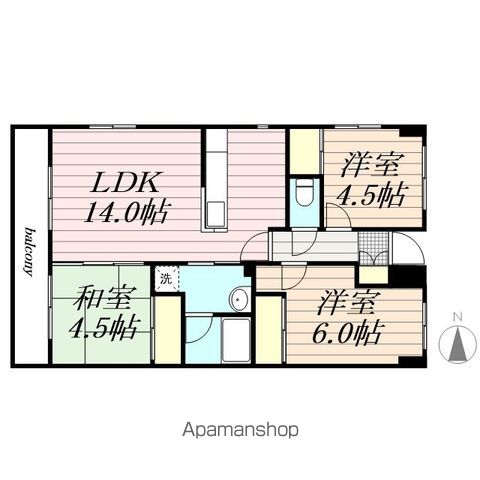 【柏台グリーンヒルズの間取り】