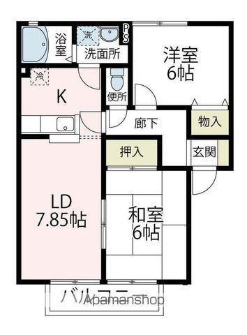 ウィンディア弐番館の間取り写真