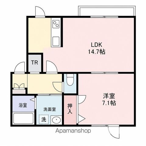 レインボーハウス青葉No44の間取り写真