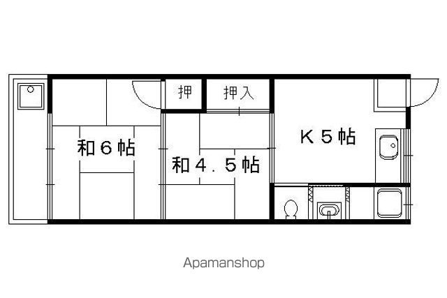 弥栄マンション2の間取り写真