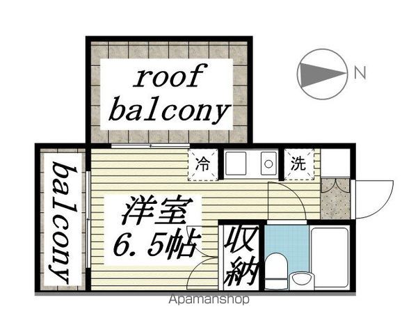 セザール立川B館の間取り写真