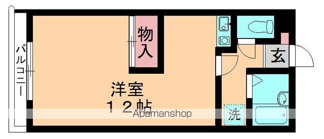 アーバンハイツ神明[1K/29.81m2]の間取図