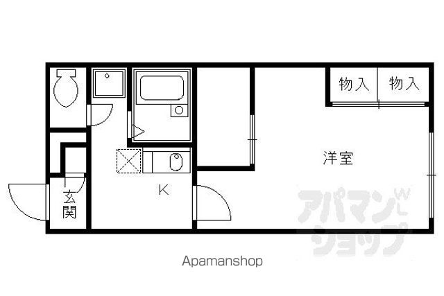 レオパレスアルモニ2番館の間取り写真