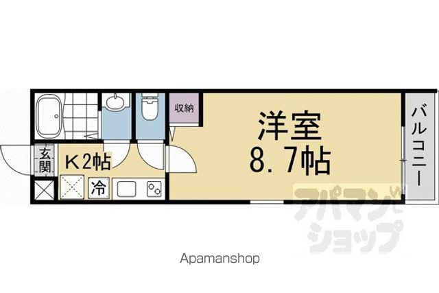 フラッティ西院プレミアの間取り写真