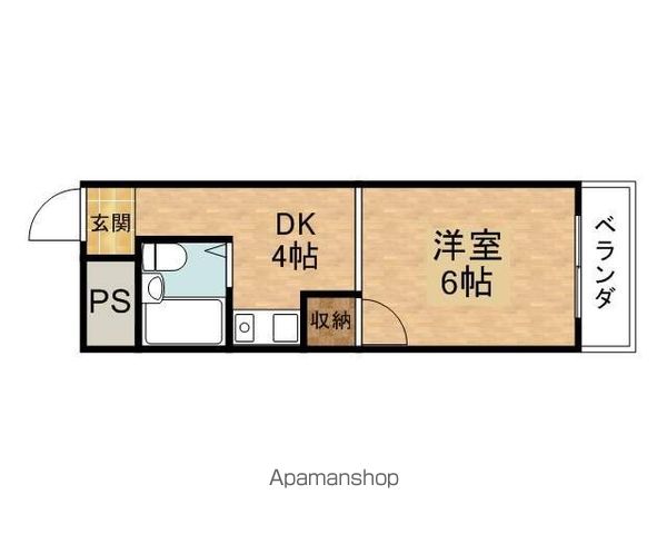 第10シンワマンションの間取り写真