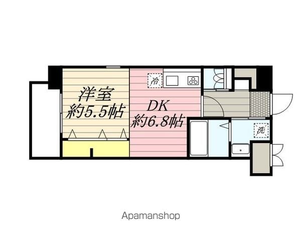 Ｃ．Ｐ．Ｂ．Ｓ 701 ｜ 福岡県福岡市中央区大手門２丁目3-38（賃貸マンション1DK・7階・34.87㎡） その2