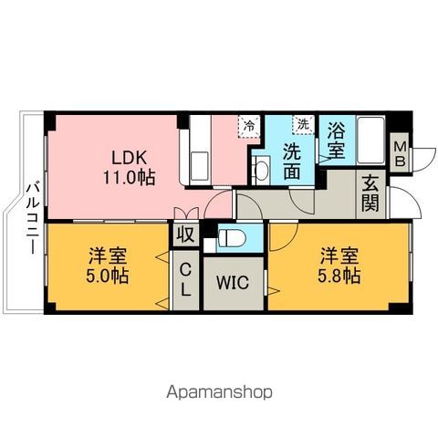 レイナ拾六町の間取り