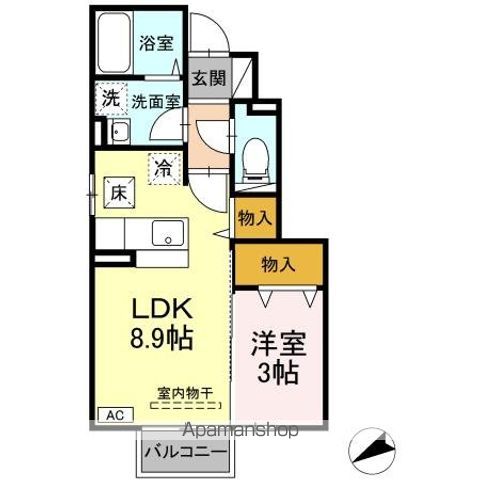セジュールリモンの間取り写真