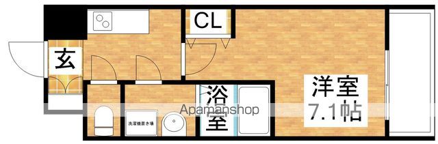 アーバンフラッツ新大阪Iの間取り写真