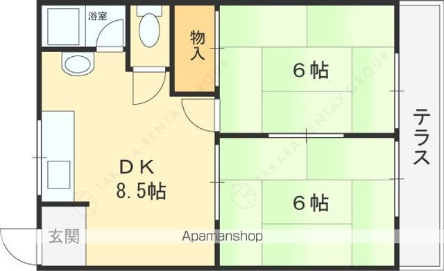 良野マンションの間取り写真