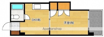 松岡ビル[1DK/20.37m2]の間取図