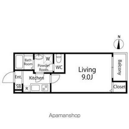 ＨＡＲＥ千種（ハレチクサ）[1K/26.7m2]の間取図