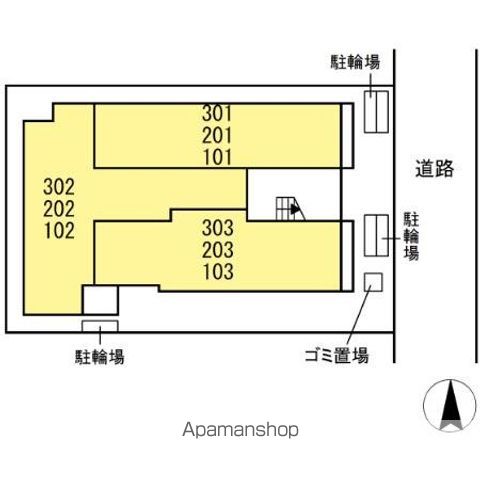 グラナーデ千住緑町 101 ｜ 東京都足立区千住緑町３丁目5-24（賃貸アパート1LDK・1階・36.80㎡） その9