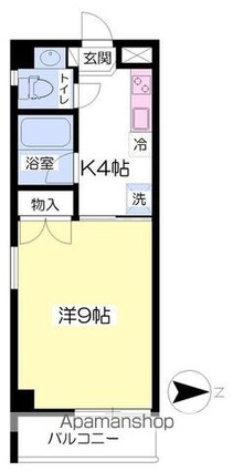 ＦＬＥＵＲＥＴ[1K/29.03m2]の間取図