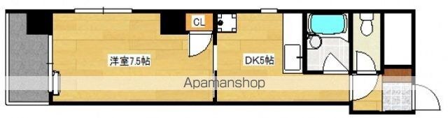 第３木本ビル[1DK/30.01m2]の間取図
