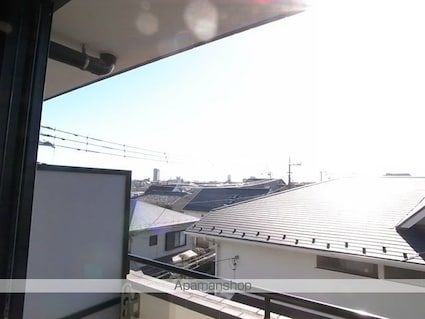 ゼフィール梅丘[1K/28m2]のバルコニー