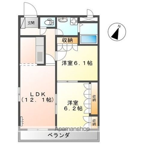 BIENVIVRE楡木の間取り写真