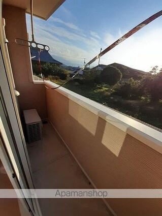 愛媛県新居浜市高田２丁目[2DK/45.93m2]のバルコニー