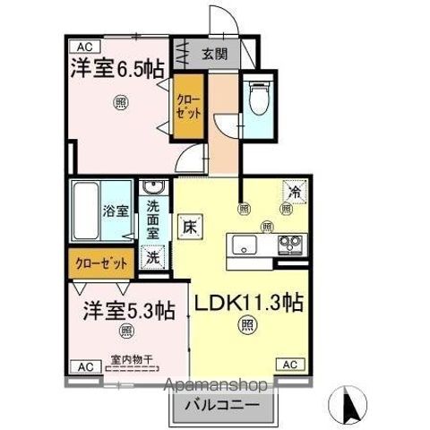 あん・ぼぬーる鴨島の間取り写真
