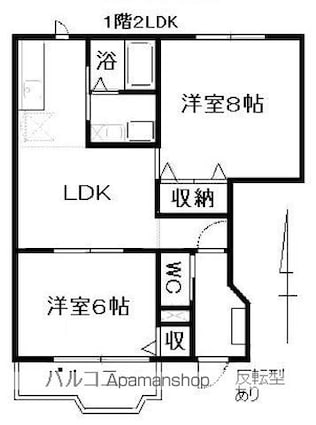 ステイブル[2LDK/51.79m2]の間取図