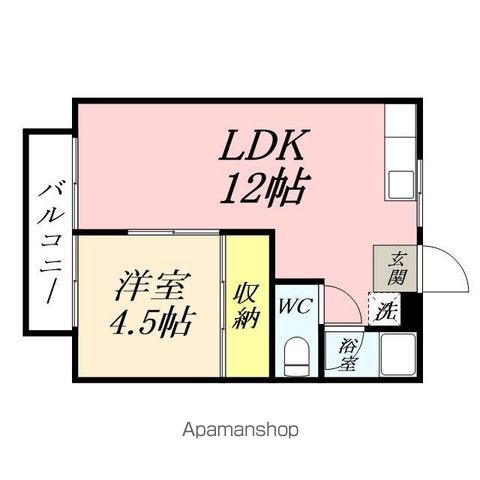 コーポ天神の間取り写真