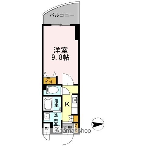 カスタリア新梅田の間取り