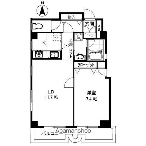 リヴェール睦　白山の間取り