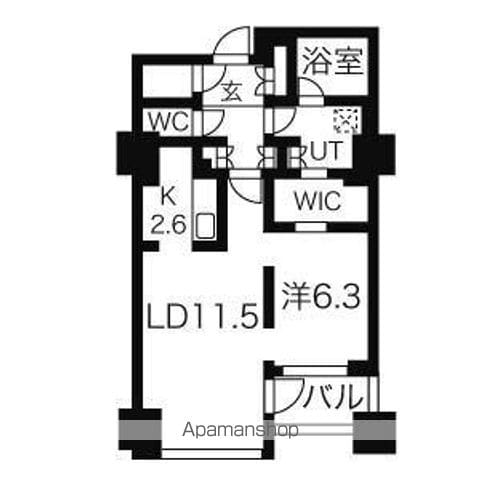 プライムメゾン大通公園の間取り写真