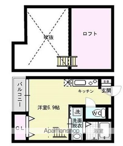 【ＦＯＲＥＳＩＧＨＴ博多駅南の間取り】