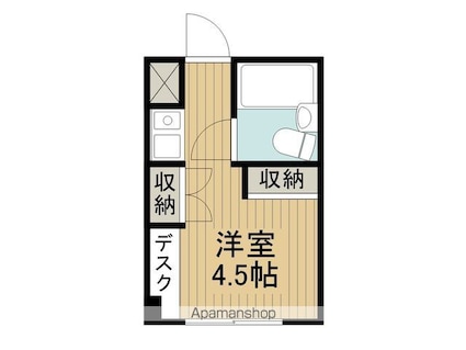 ビュー諏訪湖の森[1R/12.6m2]の間取図