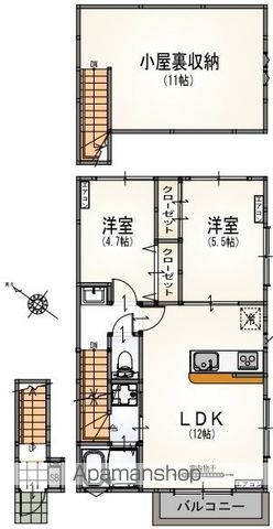 アルマコート千歳烏山の間取り