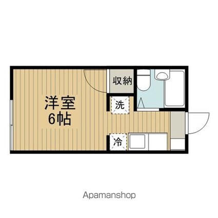 ハイツ　イ・オ[1K/17.39m2]の間取図