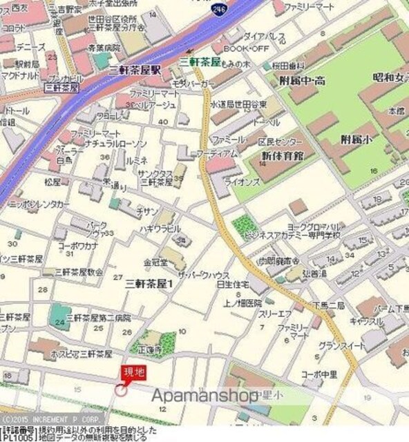 ワコーレ三軒茶屋Ⅱ[1K/18.52m2]の周辺