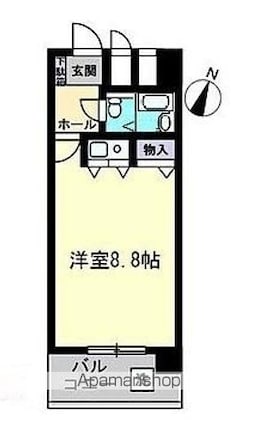 ａｍ’ｓ４観光町[1K/40.79m2]の間取図