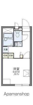 レオパレスＳＥＶＥＮＳ　ヤナカ[1K/20.28m2]の間取図