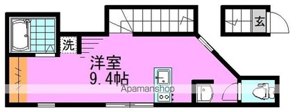 東京都杉並区高円寺南３丁目[1R/23.15m2]の間取図