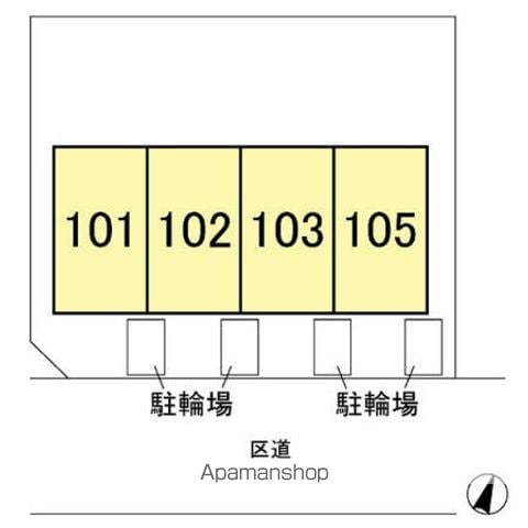 カメリアハウス 105 ｜ 東京都杉並区下井草２丁目4-2（賃貸テラスハウス1LDK・1階・47.19㎡） その8