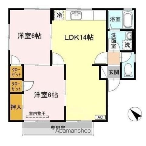 ドミール小林 C棟の間取り写真