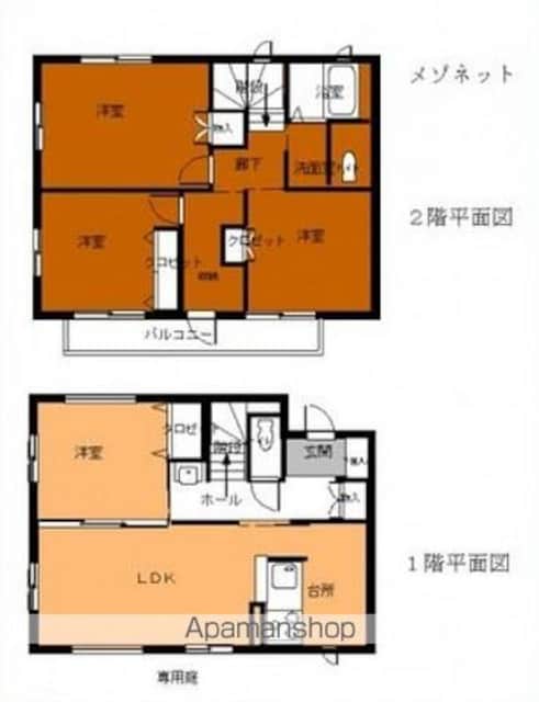 ソフィア[4LDK/95.85m2]の間取図