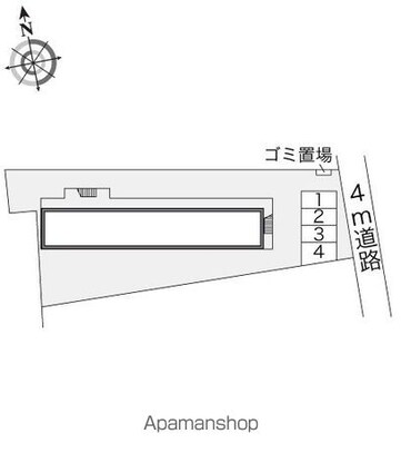 レオパレスｍａｉｓｏｎ　ｈｕｉｔ・ｃｉｎｇ[1K/19.87m2]の配置図