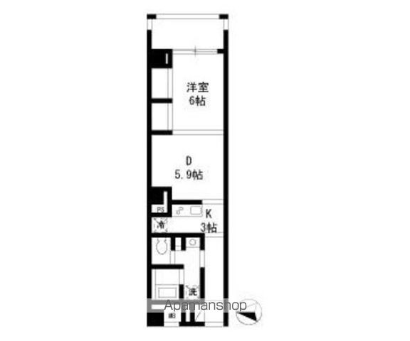 練馬区石神井町のマンションの間取り