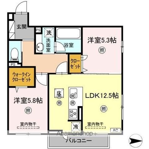 サンドルフ高須II番館の間取り写真