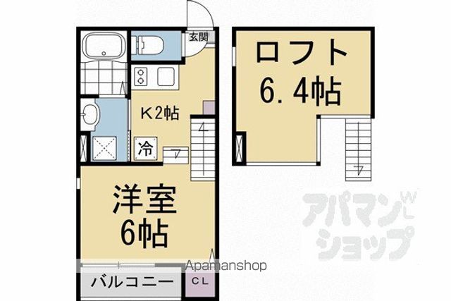 ハーモニービレッジ深草の間取り写真