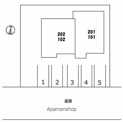 グレイス　ソフィア[1LDK/41.89m2]の配置図