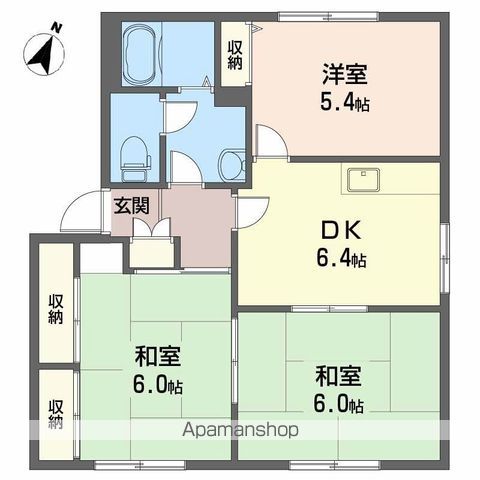 アークヒルズ中村 B棟の間取り写真