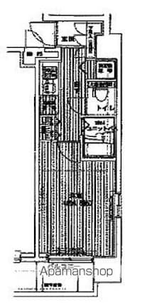 メインステージ練馬Ⅱ[1K/22.15m2]の間取図