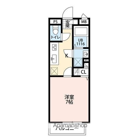 クレール栄翔の間取り写真